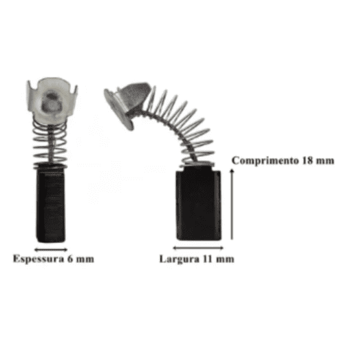 3 Pares De Escova De Carvão Serra Mármore Dewalt Dw862 - Image 3