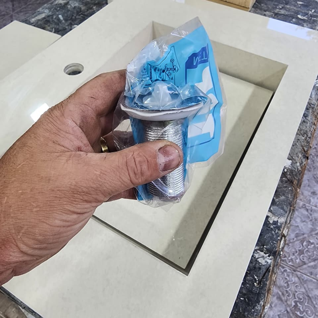 Cuba Esculpida No Porcelanato ( Modelo Retangular ) 60x45x10 Bege Areia - Image 6