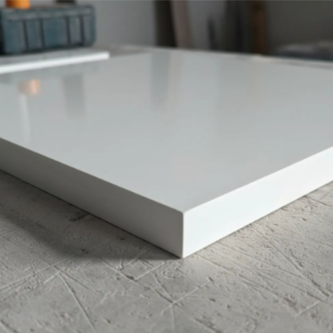 Bancada Em Porcelanato P/ Cuba D Sobrepor 0,60 X 0,45 X 0,04 Branco - Polido - Image 2