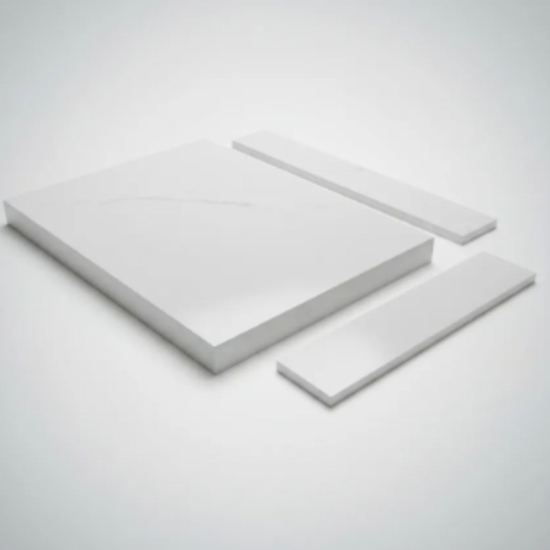 Bancada Em Porcelanato P/ Cuba D Sobrepor 0,60 X 0,45 X 0,04 Calacata Suave - Acetinado