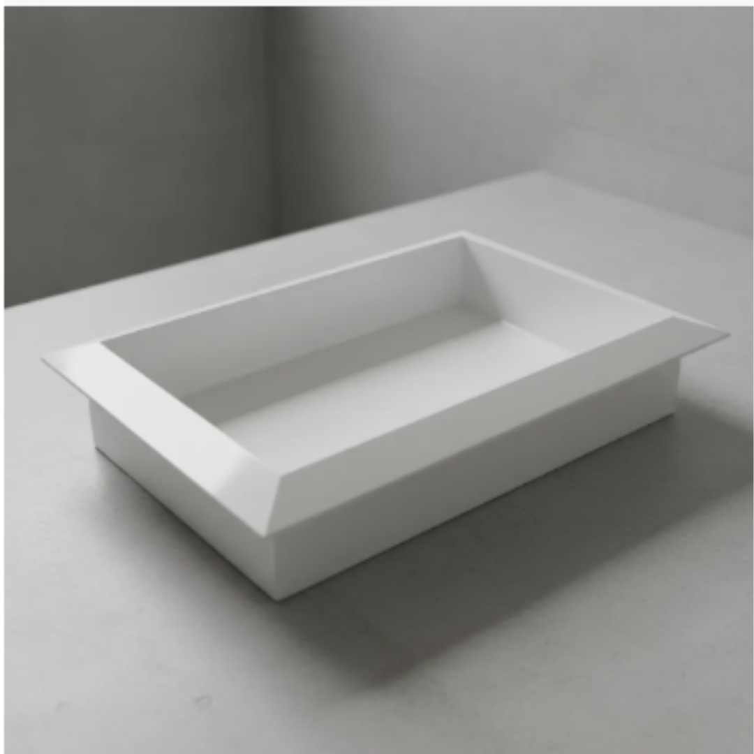 Nicho Borda Diamante 60x40x10 ( Pronto Para Envio ) Branco Polido