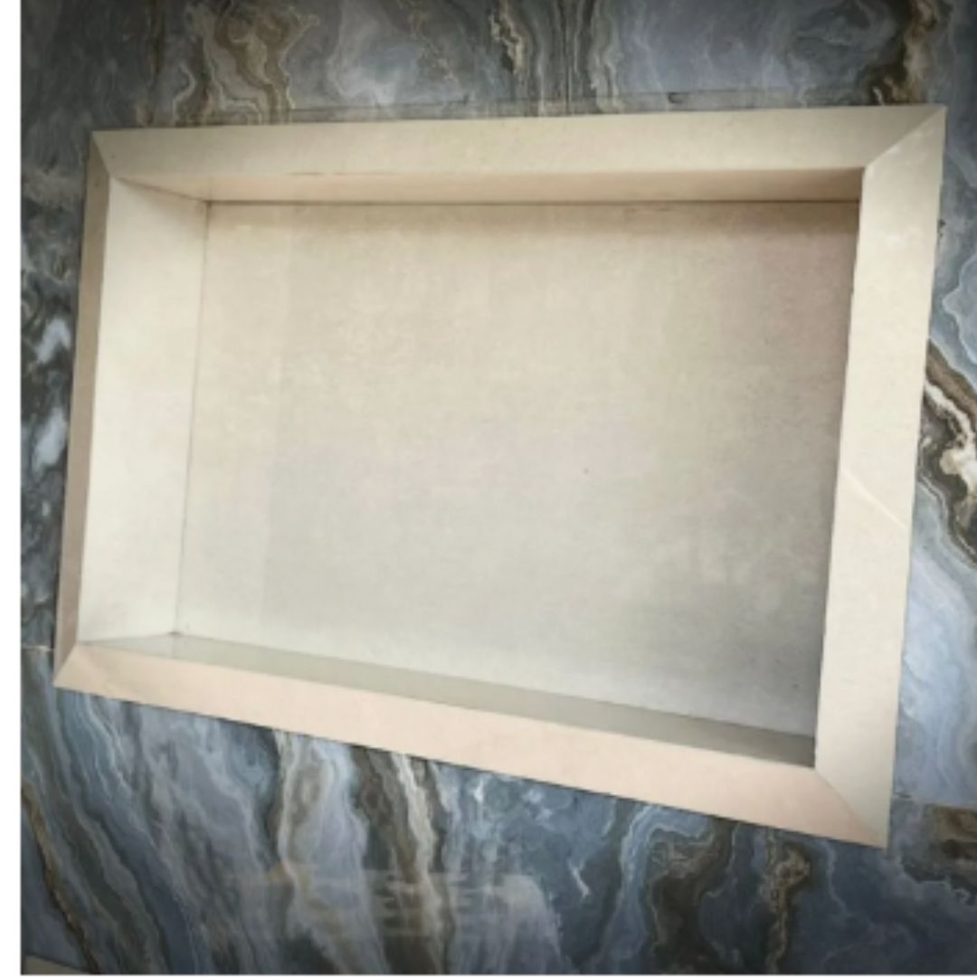 Nicho Borda Diamante 60x40x10 ( Pronto Para Envio ) Cinza Suave - Polido - Image 4