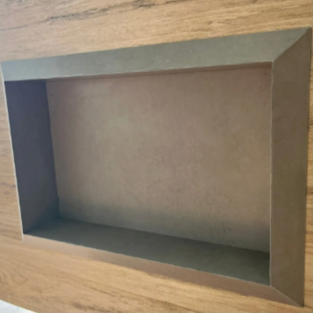 Nicho Borda Diamante 60x40x10 ( Pronto Para Envio ) Cinza Cimenticio- Acetinado - Image 2