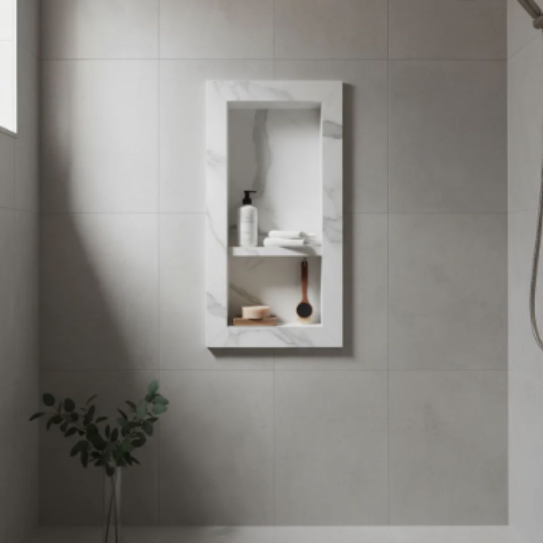 Nicho Perfumeiro Borda Quadrada 60x32x10 Calacata - Polido - Image 4